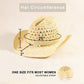 Braided Beads Straw Cowboy Hat
