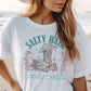Salty Sandy Boots Ocean Summer Cowgirl Summer Graphic Tee