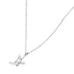 Stainless Steel CZ Stone Paved Star Accent Cowboy Boot Charm Pendant Necklace: Gold