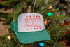 Howdy Holidays Trucker Hat: White