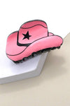 WESTERN COWGIRL BOOT HAIR CLAW CLIPS 40H569