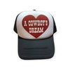 A Cowboys Dream Trucker Hat: Black/White