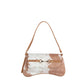 Cow Print Horsebit Flap Shoulder Bag: BR