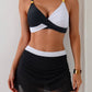 Bikini Set with Skirt Sporty Swimwear