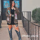 Baha Ranch Retro Pop Western Wild West Leopard Blazer