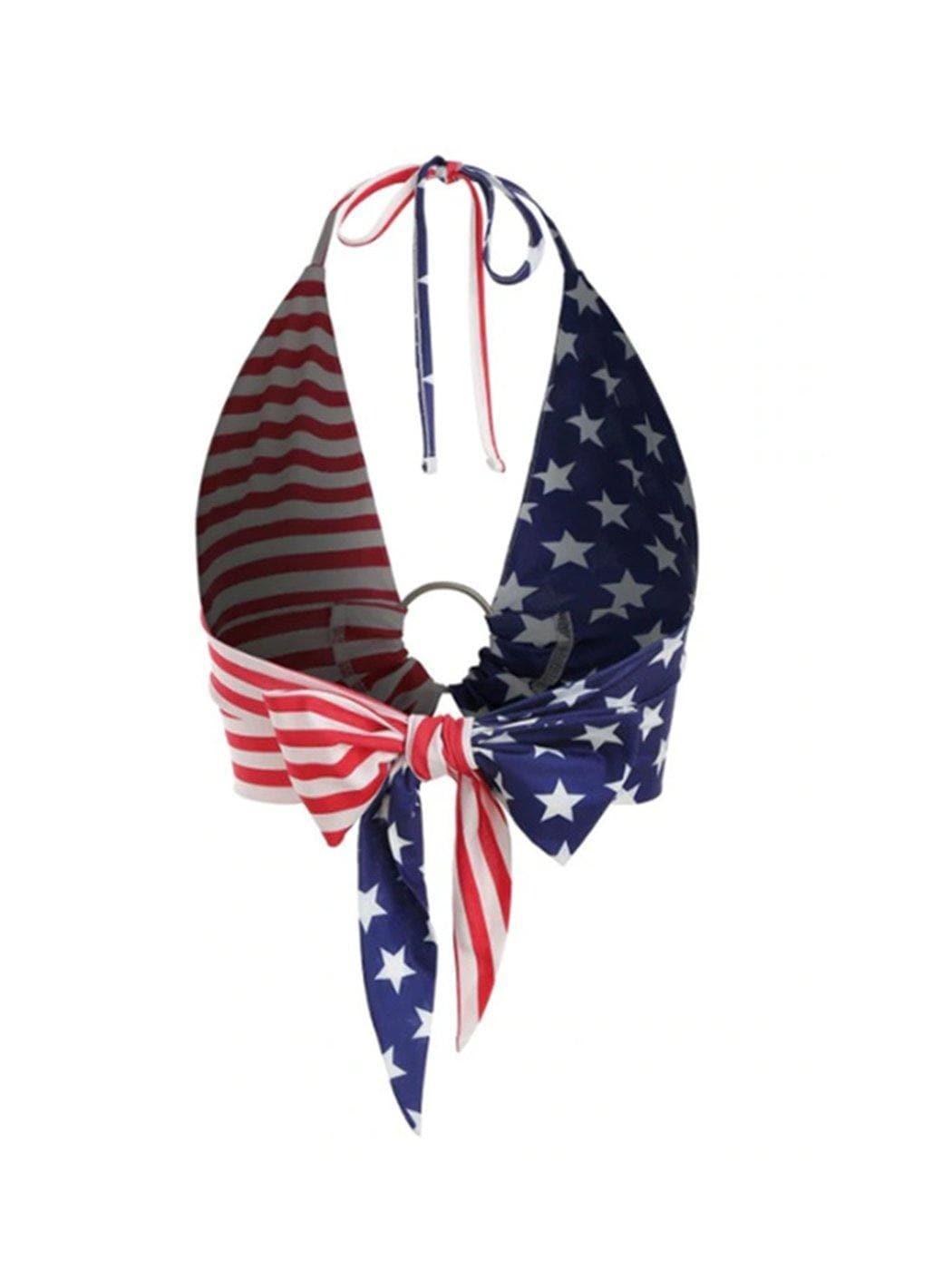 American Flag Halter neck  Top