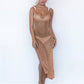 Hollow Out Sexy Split Strap Shoulder Cover Up DPSW1405