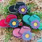 Flower Cowgirl Hat Car Freshie 