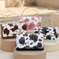 Cow Print Ring Handle Bag