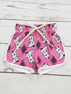 Baby Boots Printed Western Shorts