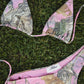 DANIELA Camo Print Triangle Bikini Set