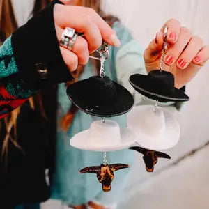 Cowboy Hat Rearview Mirror Charm