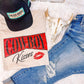 Cowboy Kisses Graphic Tee: Cream/Natural