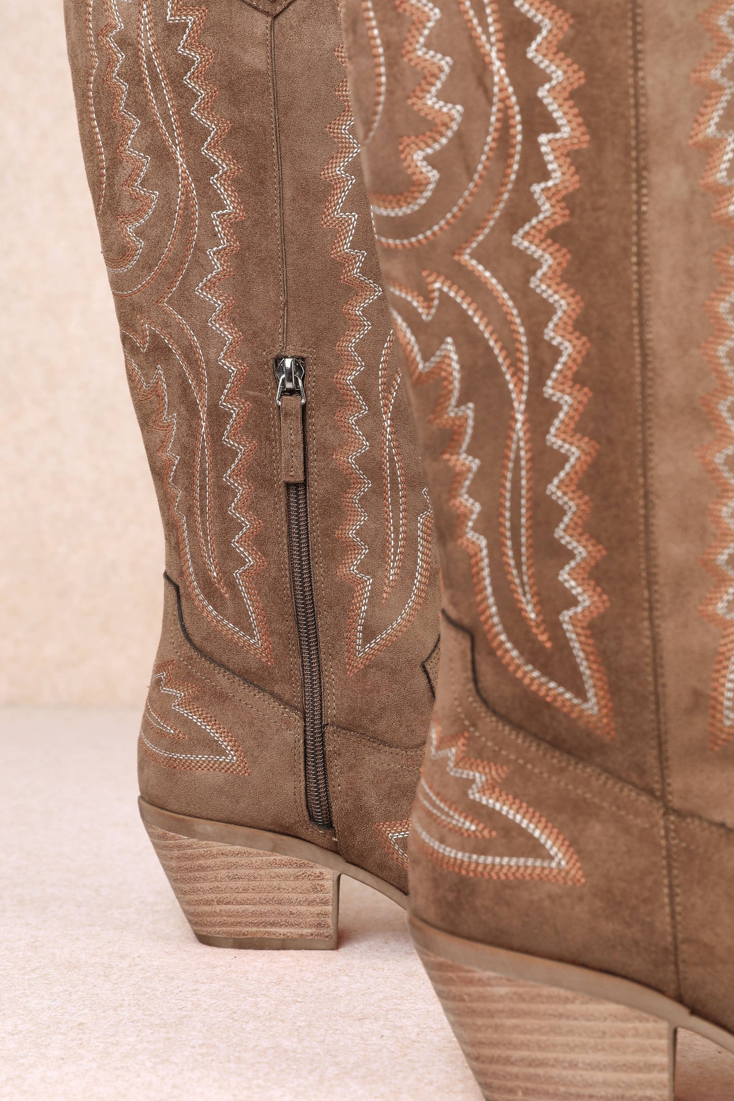 TESS: Dark Brown Cowgirl Boot