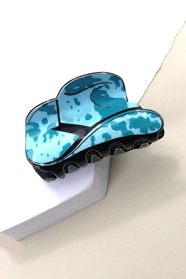 WESTERN COWGIRL BOOT HAIR CLAW CLIPS 40H569