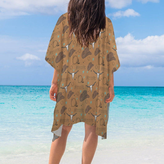 Western Things Duster Kimono Coverup