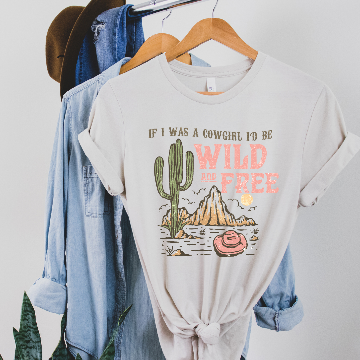 Wild And Free Cowgirl Graphic Tee