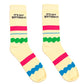 3D Packaged Crew Socks - Cake - "It's My Birthday" - Cream