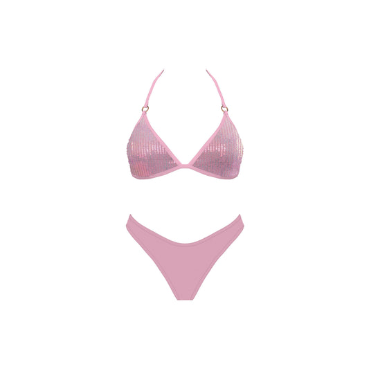 Sun Splash Bikini Set: Pink
