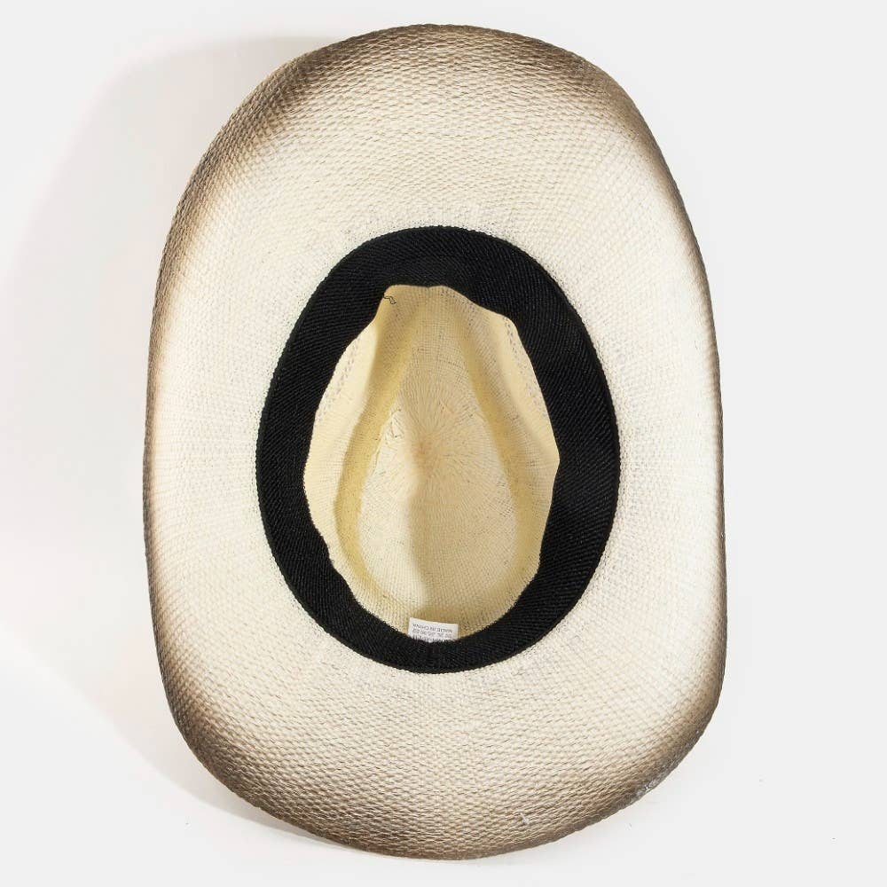 Long Horn Straw Cowboy Hat