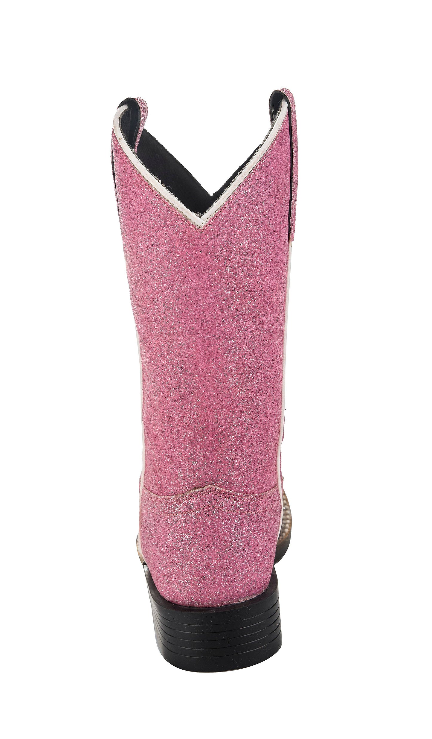 TuffRider Children's Pink Glitter Western Boot.