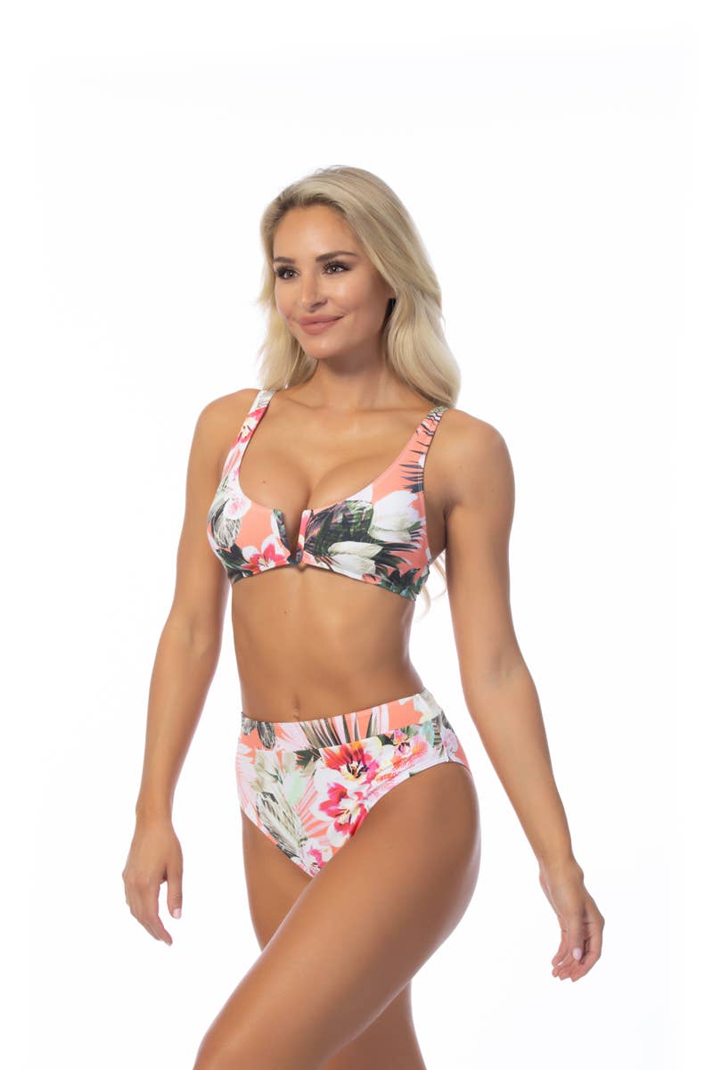 522056-FRONT V HIGH WAIST BIKINI SET