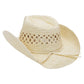 Kids Monochrome Straw Cowboy Hat