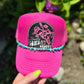 Rowdy Cowboy Saloon Graphic Trucker Hat: With Chain