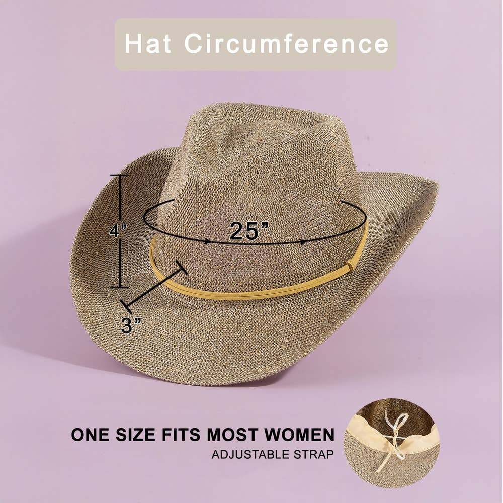 All Over Sequin Cowboy Western Hat