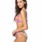 623116-PAISLEY COLOR BLOCK HALTER BIKINI SET
