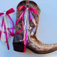 BOOT BOW CHARMS: COTTON BOWS