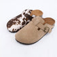 CORK CUSHIONED SLIP ON SL: BROWN COW
