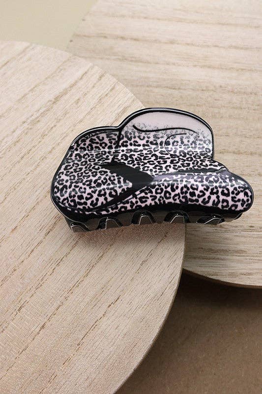 WESTERN COWGIRL BOOT HAIR CLAW CLIPS 40H569