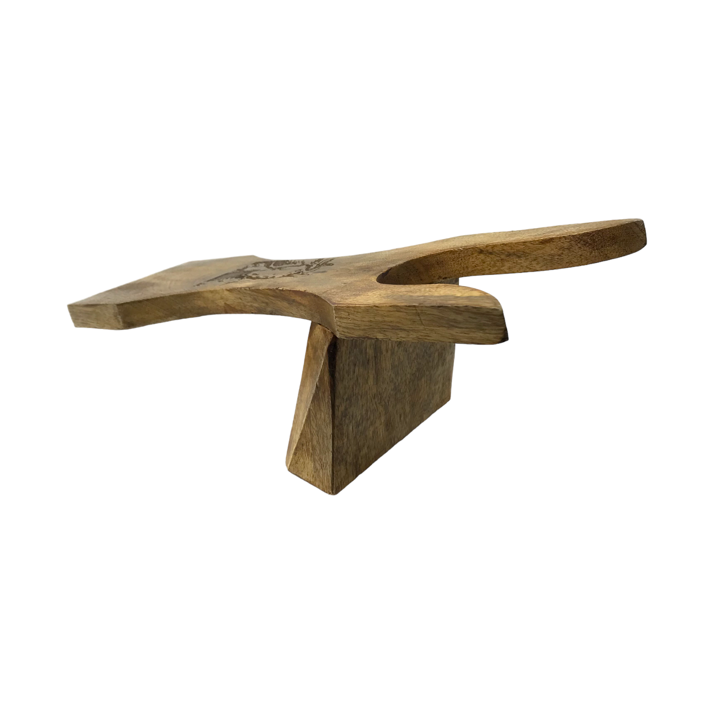 Branding Iron Laser Etched Mango Wood Bootjack