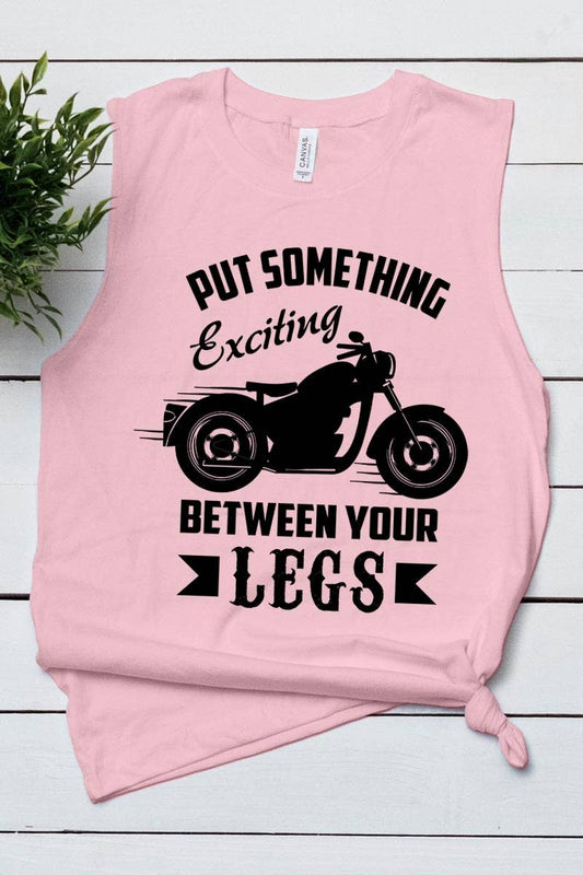 Put Something Exciting Motorcycle Graphic Tank