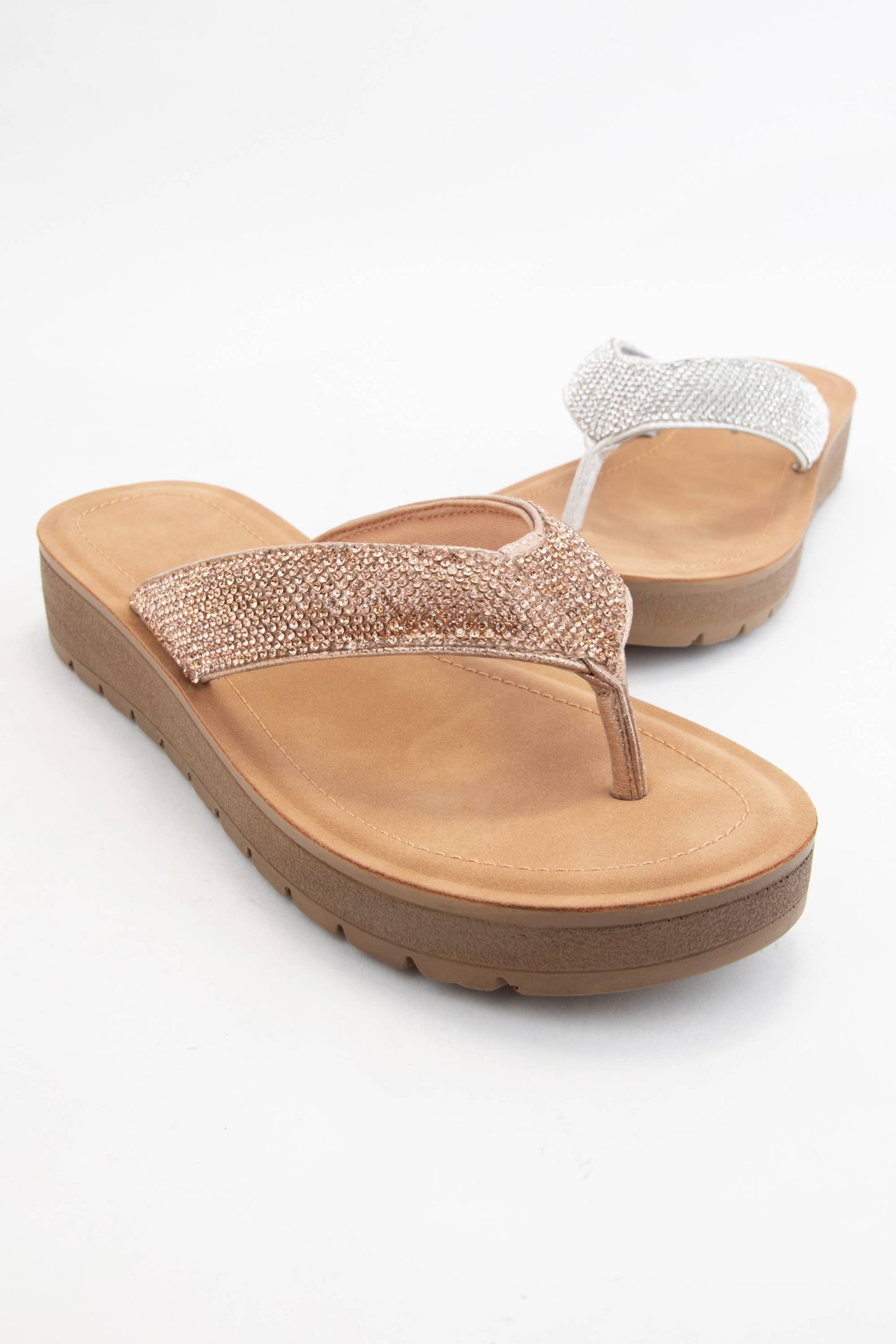 RHINESTONE SHIMMER SANDAL