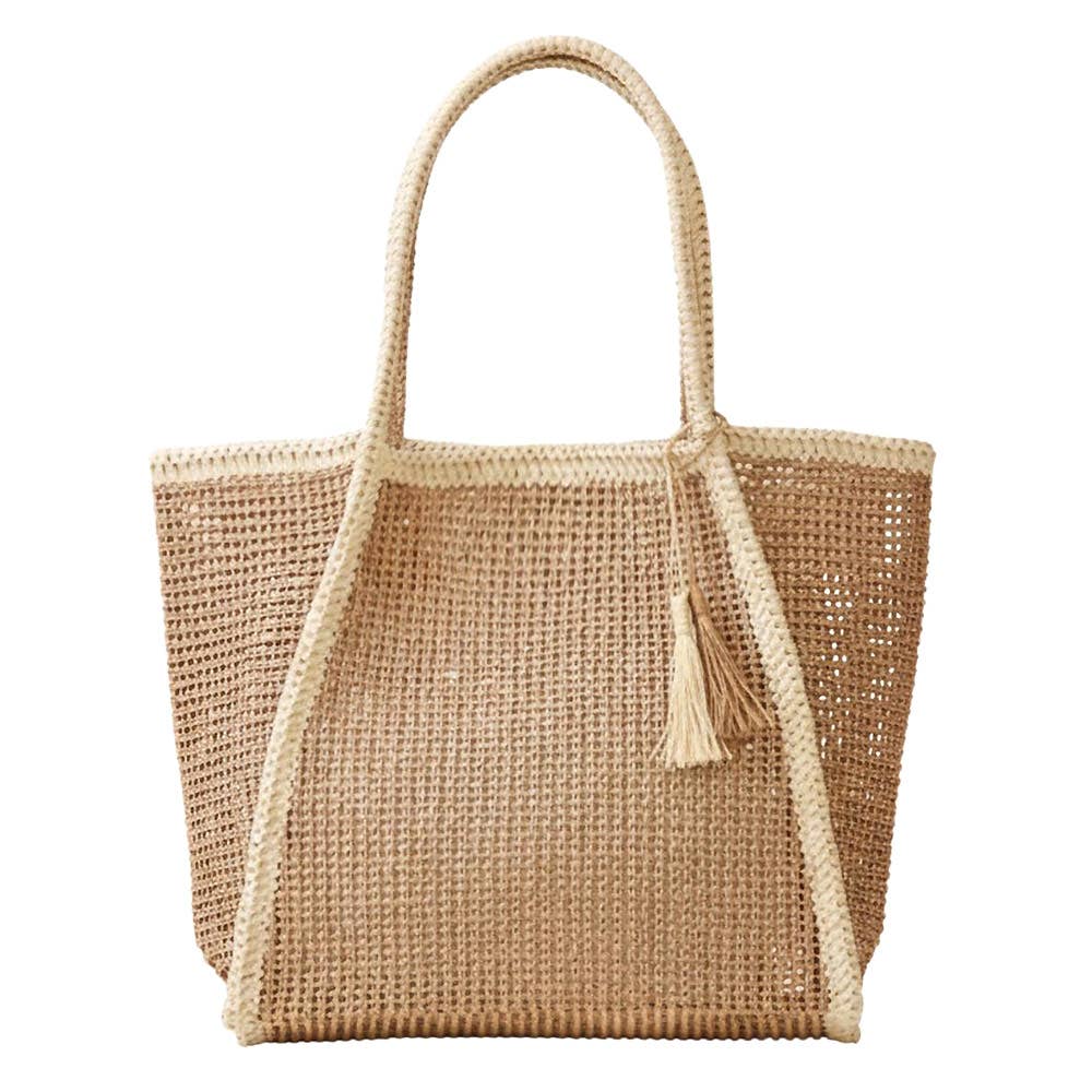 Tassel Beach Straw Bag