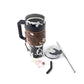 Wyoming Tumbler In Black and White: WITH TOOLING