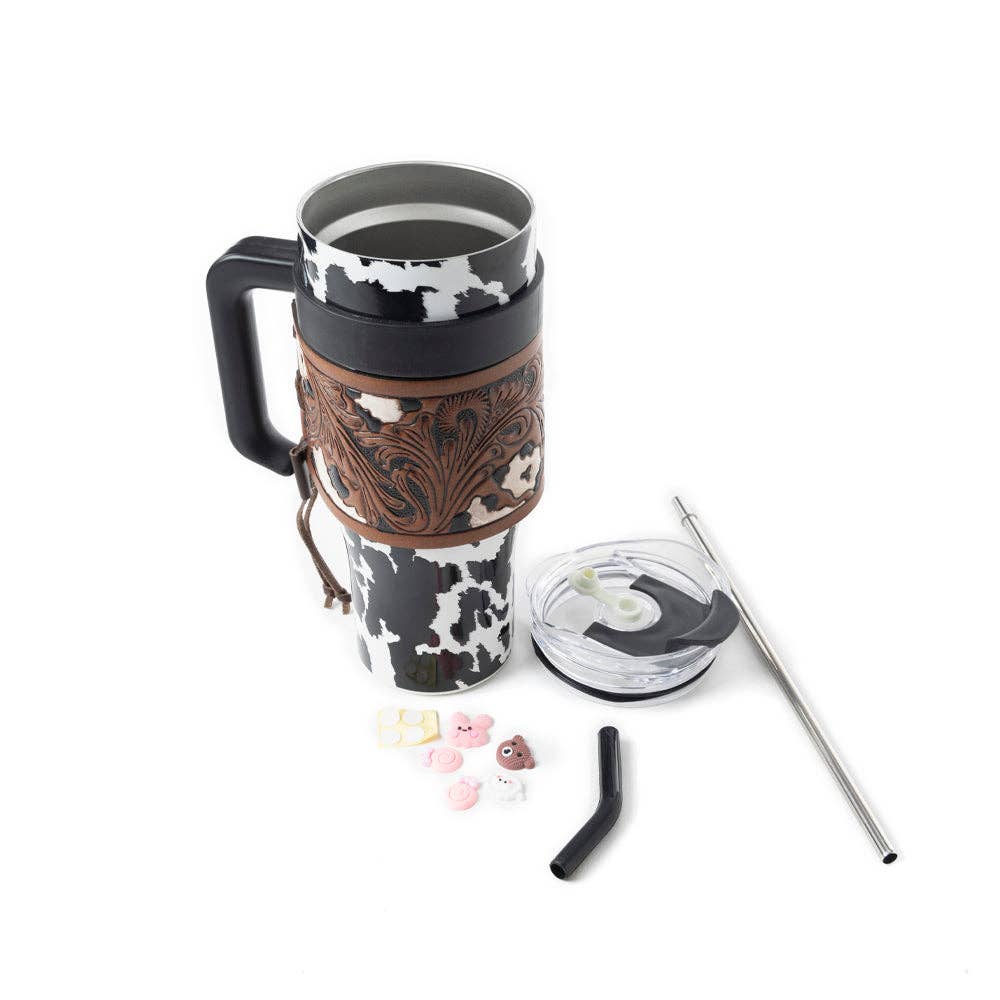 Wyoming Tumbler In Black and White: WITH TOOLING