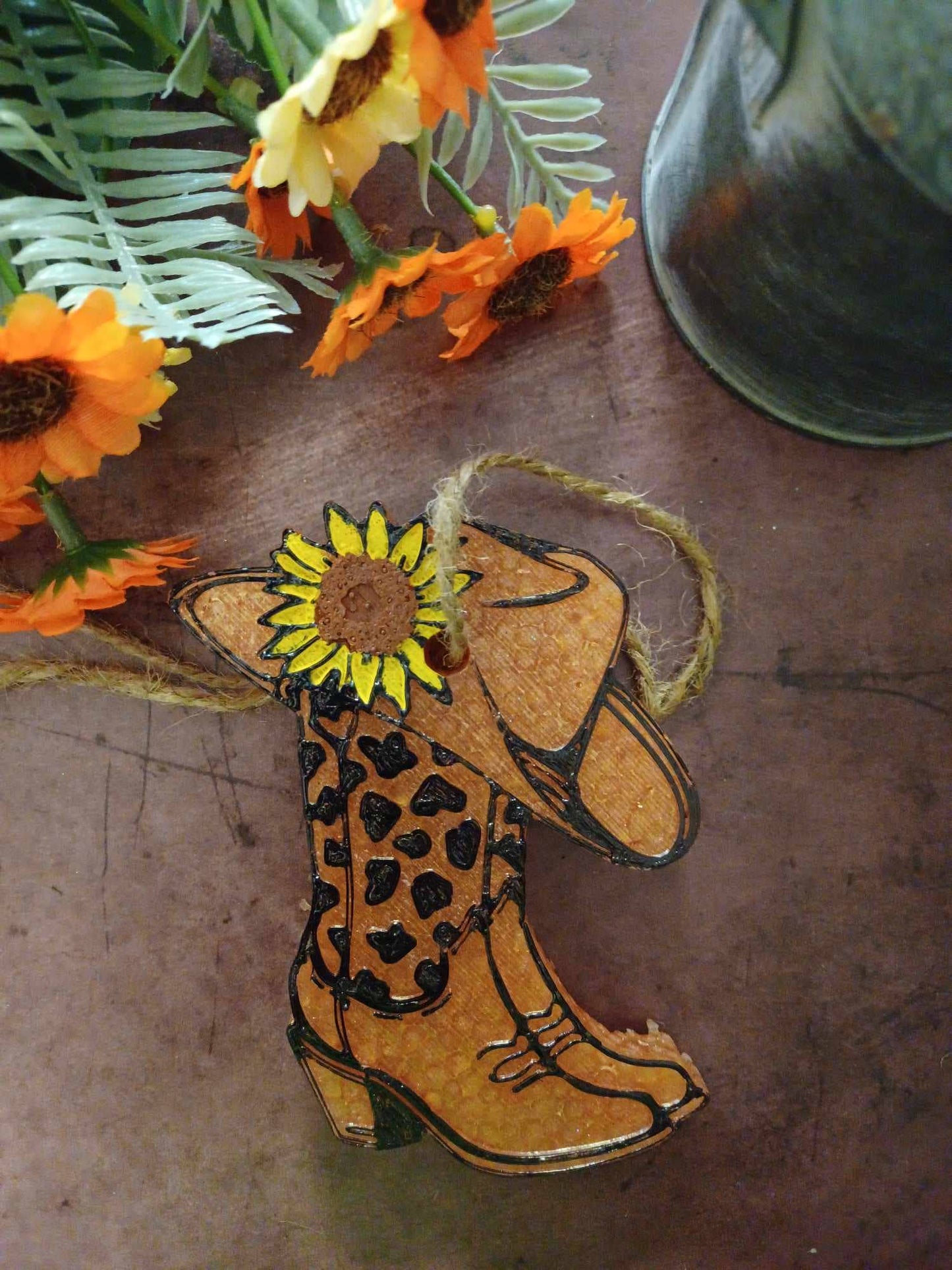 sunflower Hat Freshie