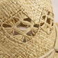 Frayed Edge Open Weave Straw Cowboy Hat: IV