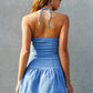 Stretch Denim Corset Mini Dress