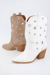 WEEKLY DEAL STAR STUD EMBELLISHED WESTERN BOOTS