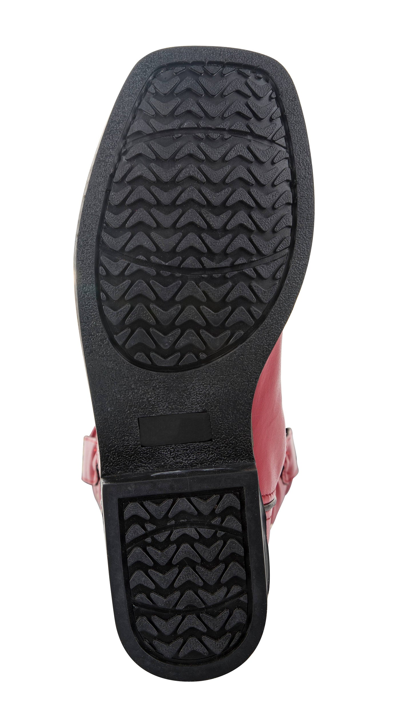 TuffRider Children's Fire Red Floral Western Boot: Red