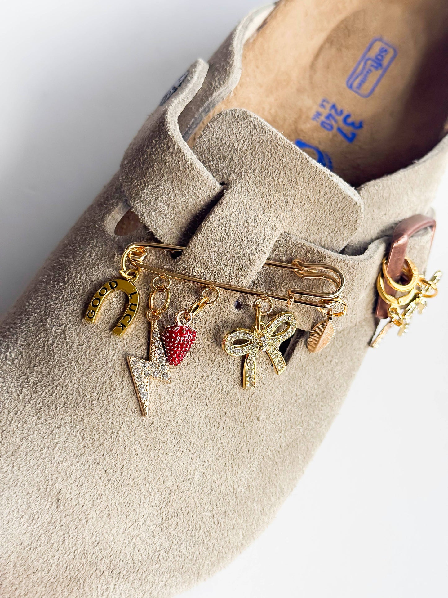 Golden Boot to Birks Charm Pins – Multi-Use Shoe Accessory: The Wanderlust Charm Pin