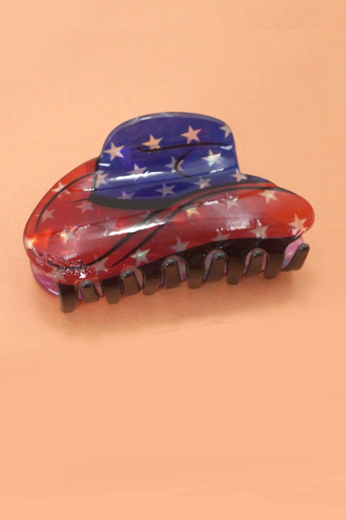 WESTERN COWGIRL BOOT HAIR CLAW CLIPS 40H569