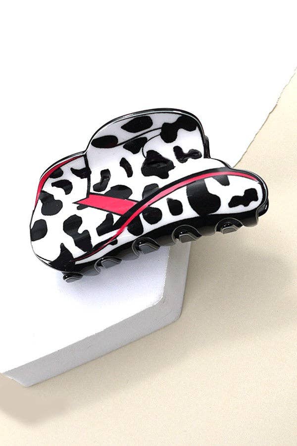 WESTERN COWGIRL BOOT HAIR CLAW CLIPS 40H569