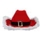 Unlit Christmas Cowboy Santa Western Holiday Hat