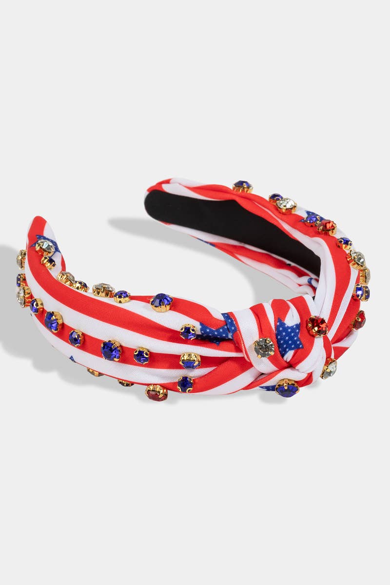 Usa Stars And Stripes Headband: MULTI