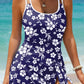 Abstract Print Asymmetric Knot Side One Piece